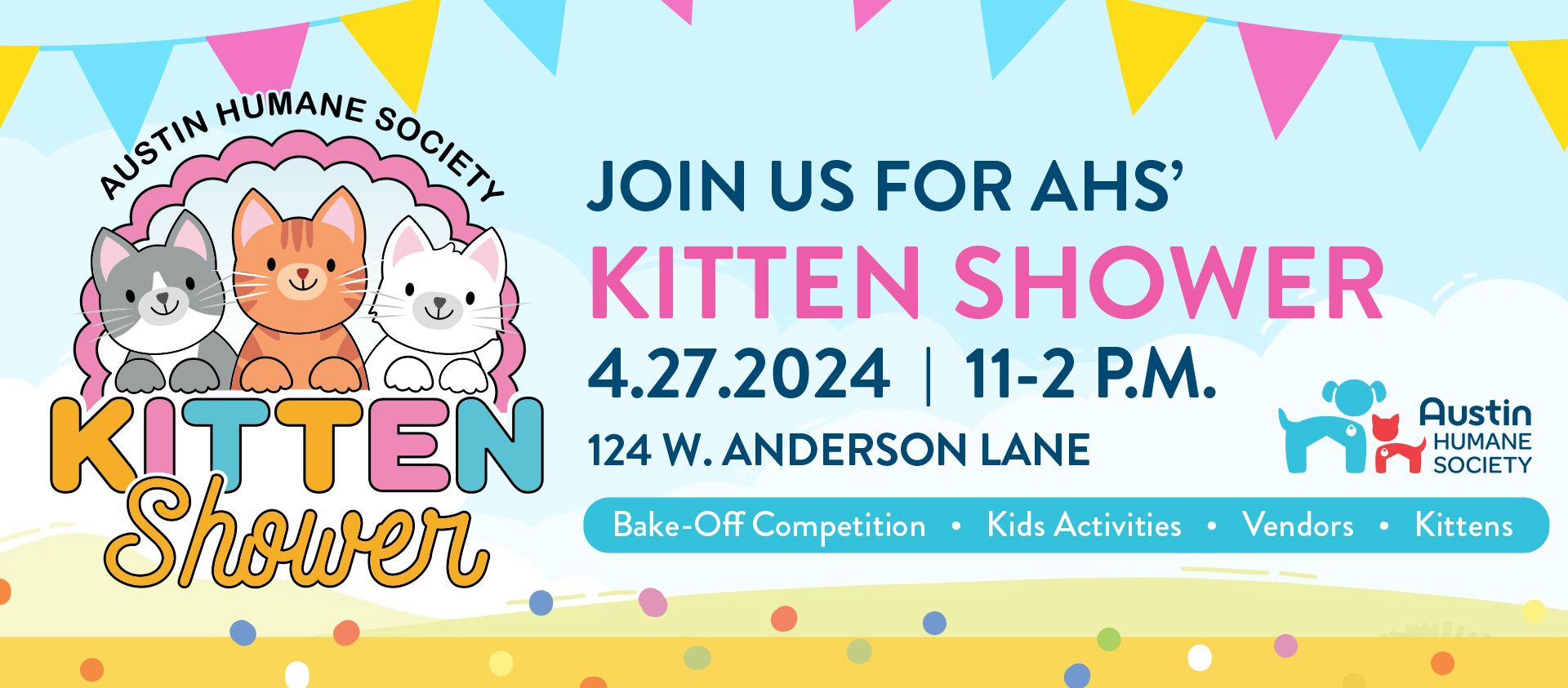 Kitten Shower 2024 Banner